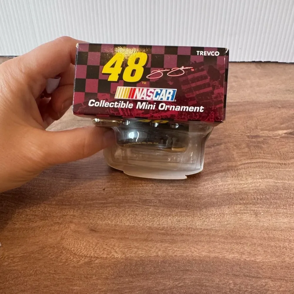 Nascar #48 Jimmie Johnson Mini Christmas Ornament Trevco 2004 Collectible